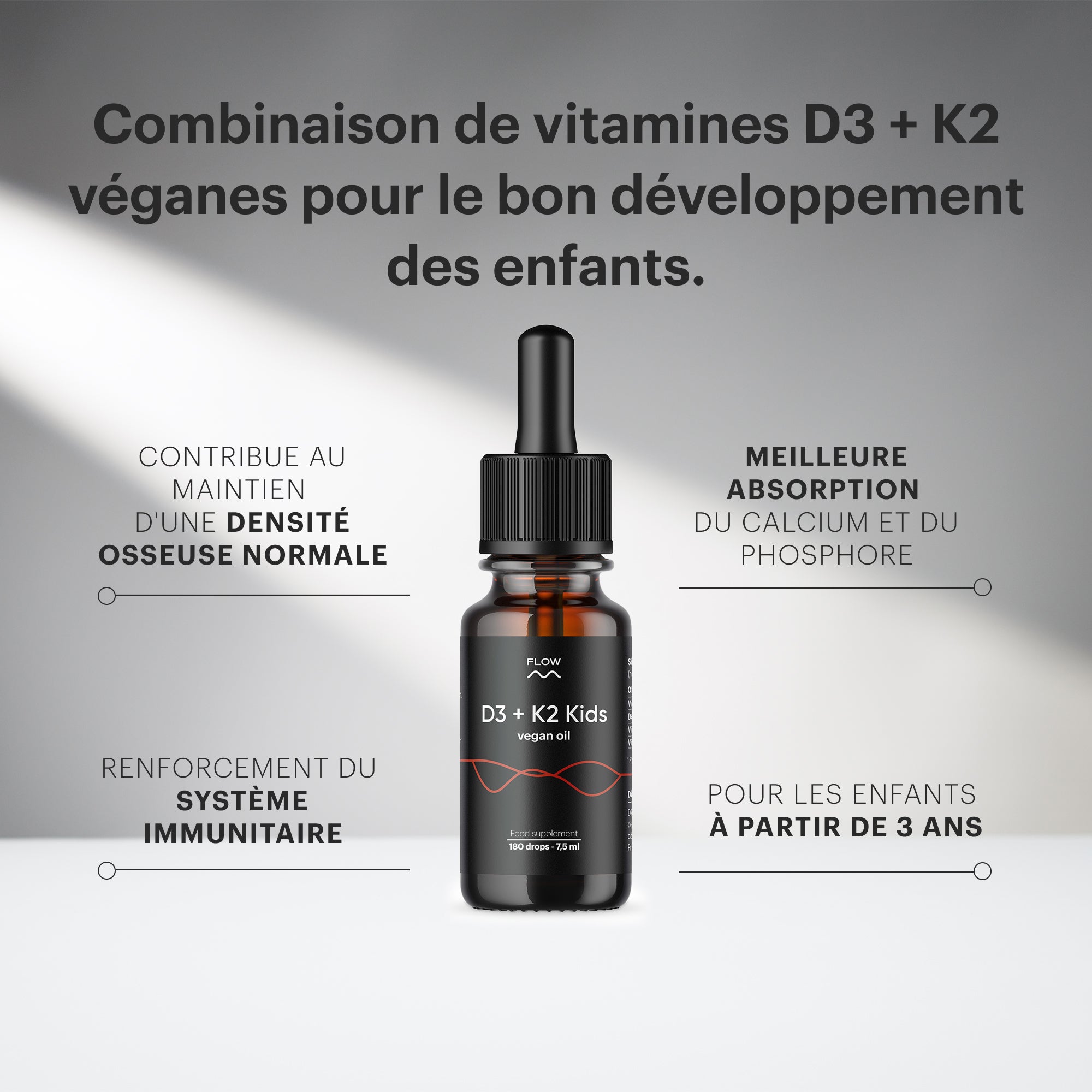 D3 + K2 Kids Vegan Oil