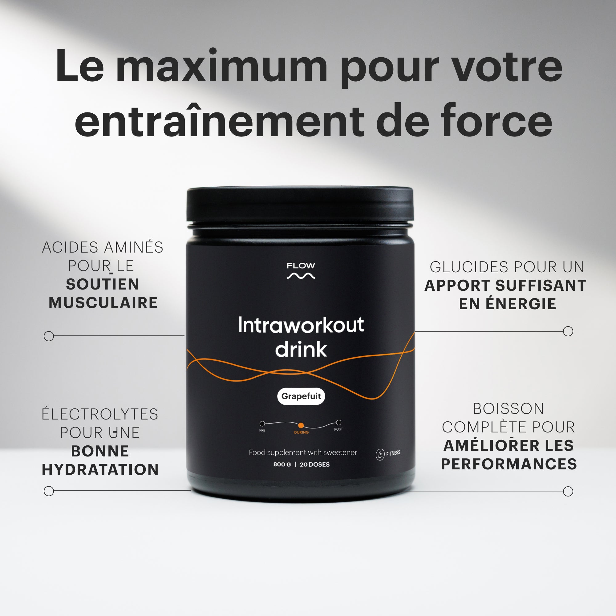 Intraworkout drink - Pamplemousse