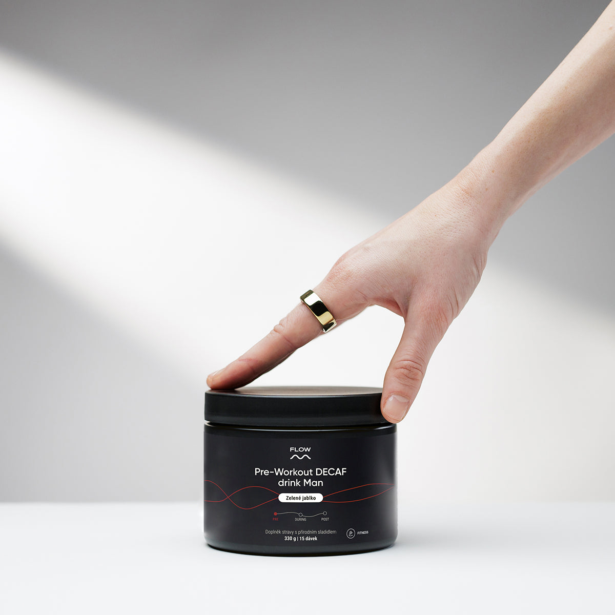 Pre-Workout DECAF drink Man - Orange sanguine