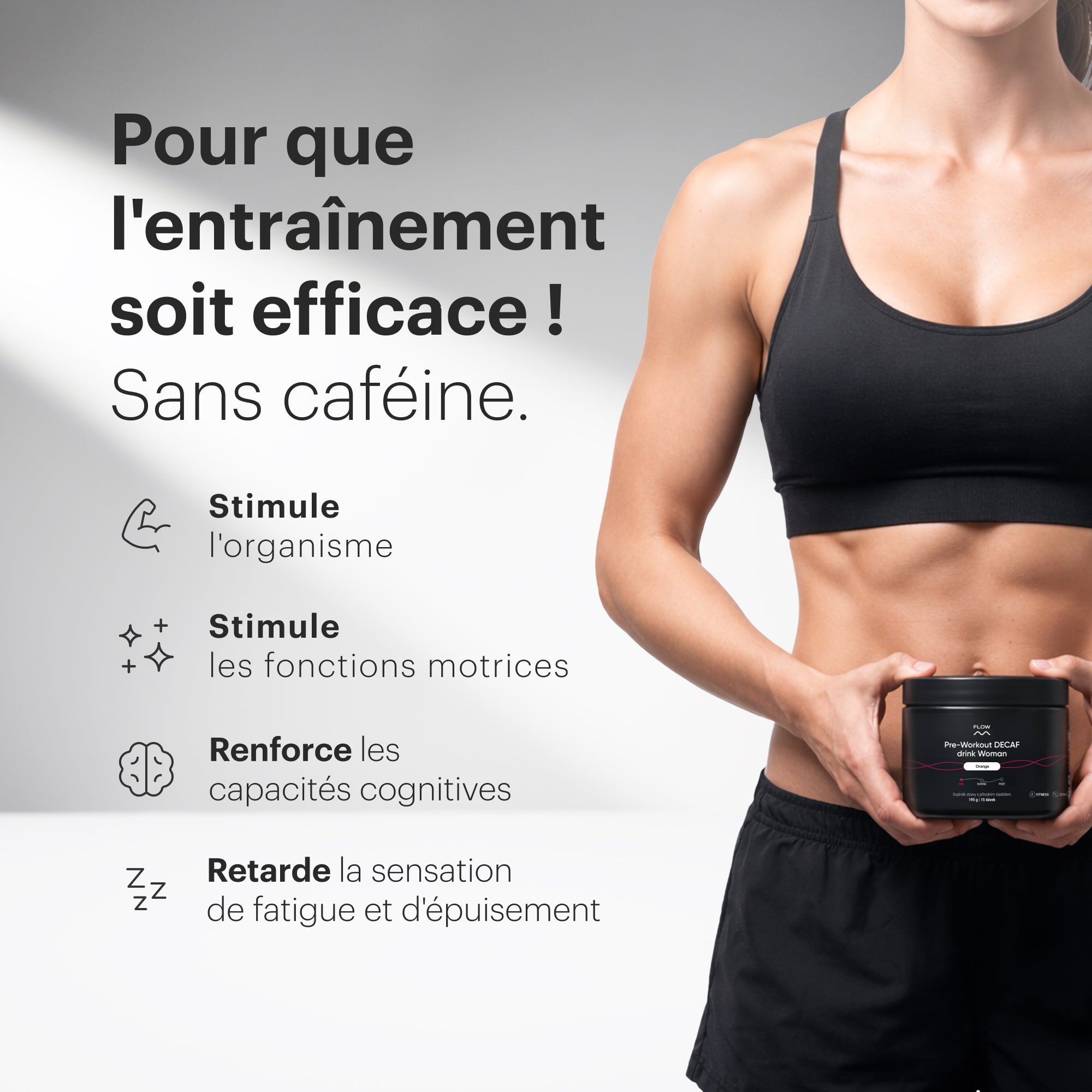 Pre-Workout Femme Decaf - Orange