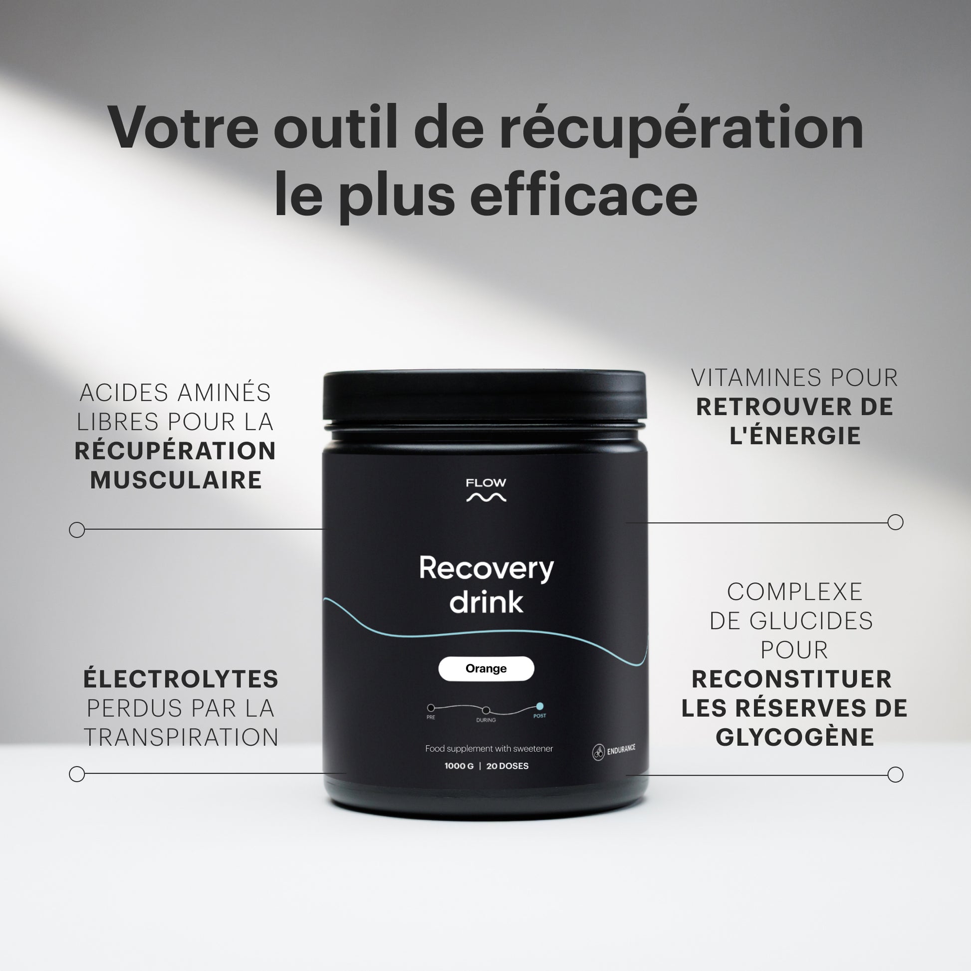 Recovery drink 2.0 - Orange